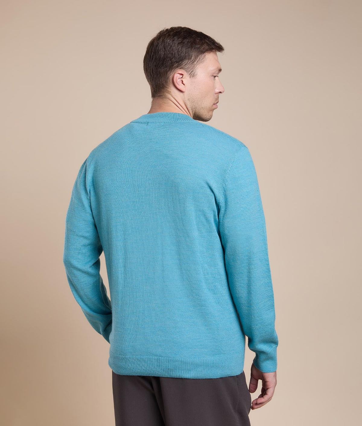 Basic High-Neck Jersey Sweater