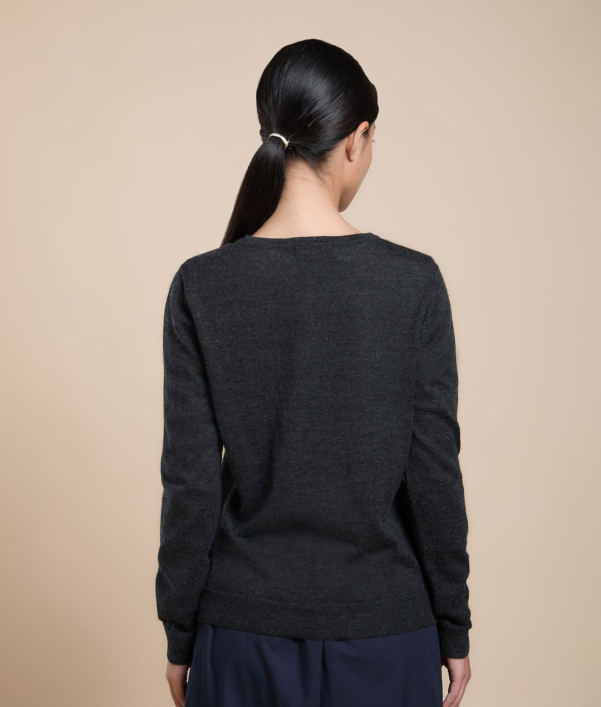 Fine Classic Jersey Knit Sweater