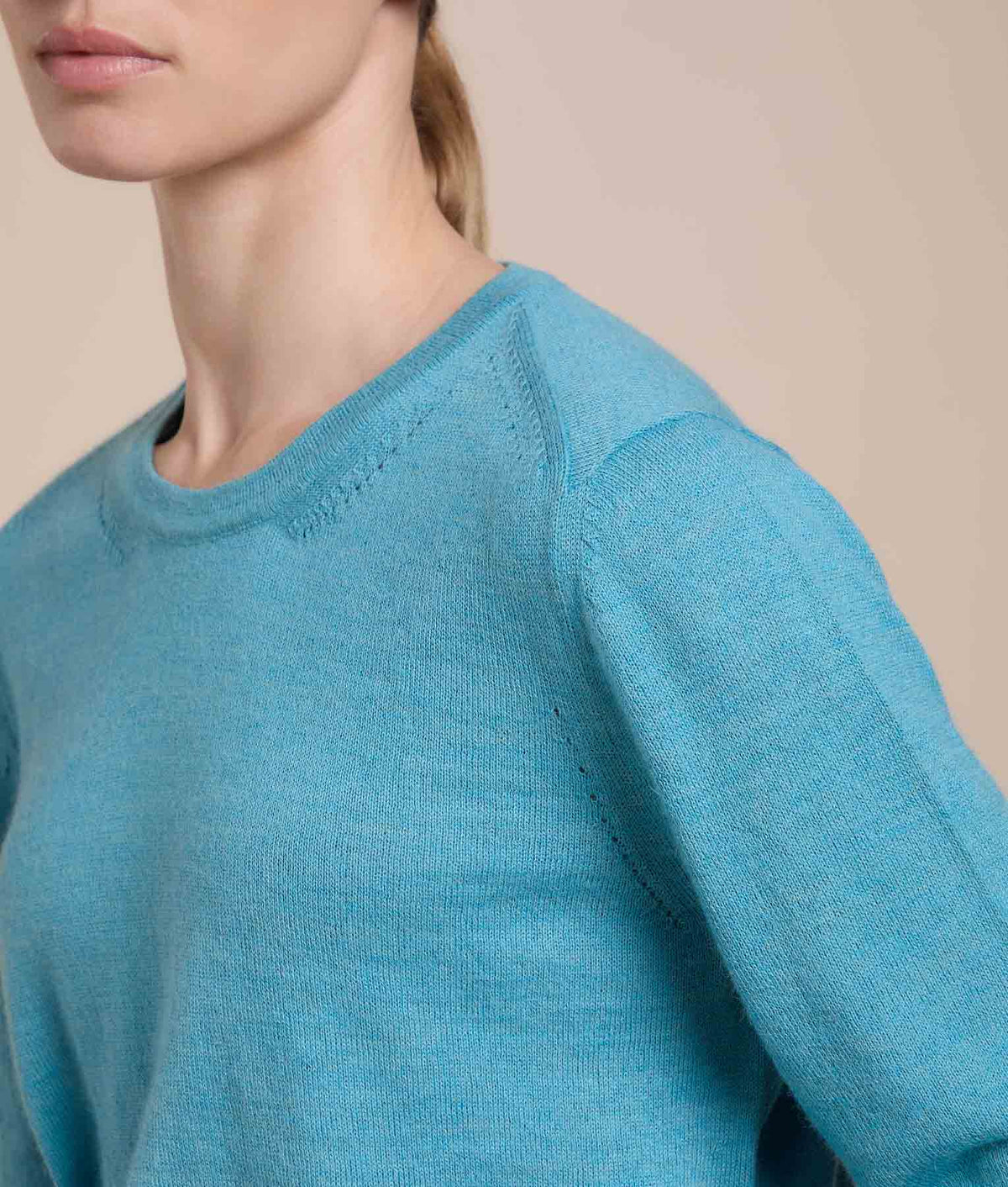 Fine Classic Jersey Knit Sweater