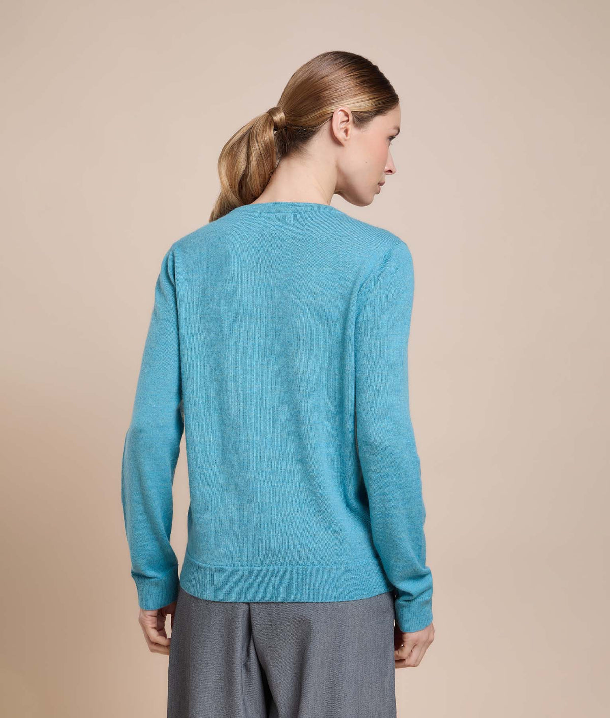 Fine Classic Jersey Knit Sweater