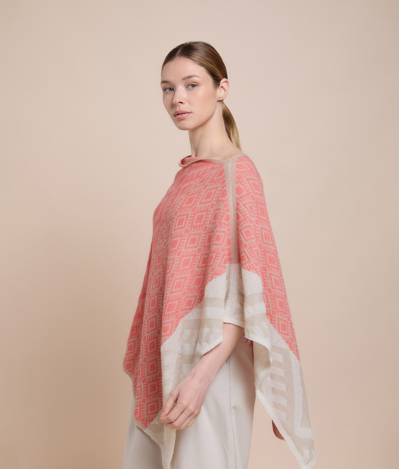Basic Jacquard Poncho
