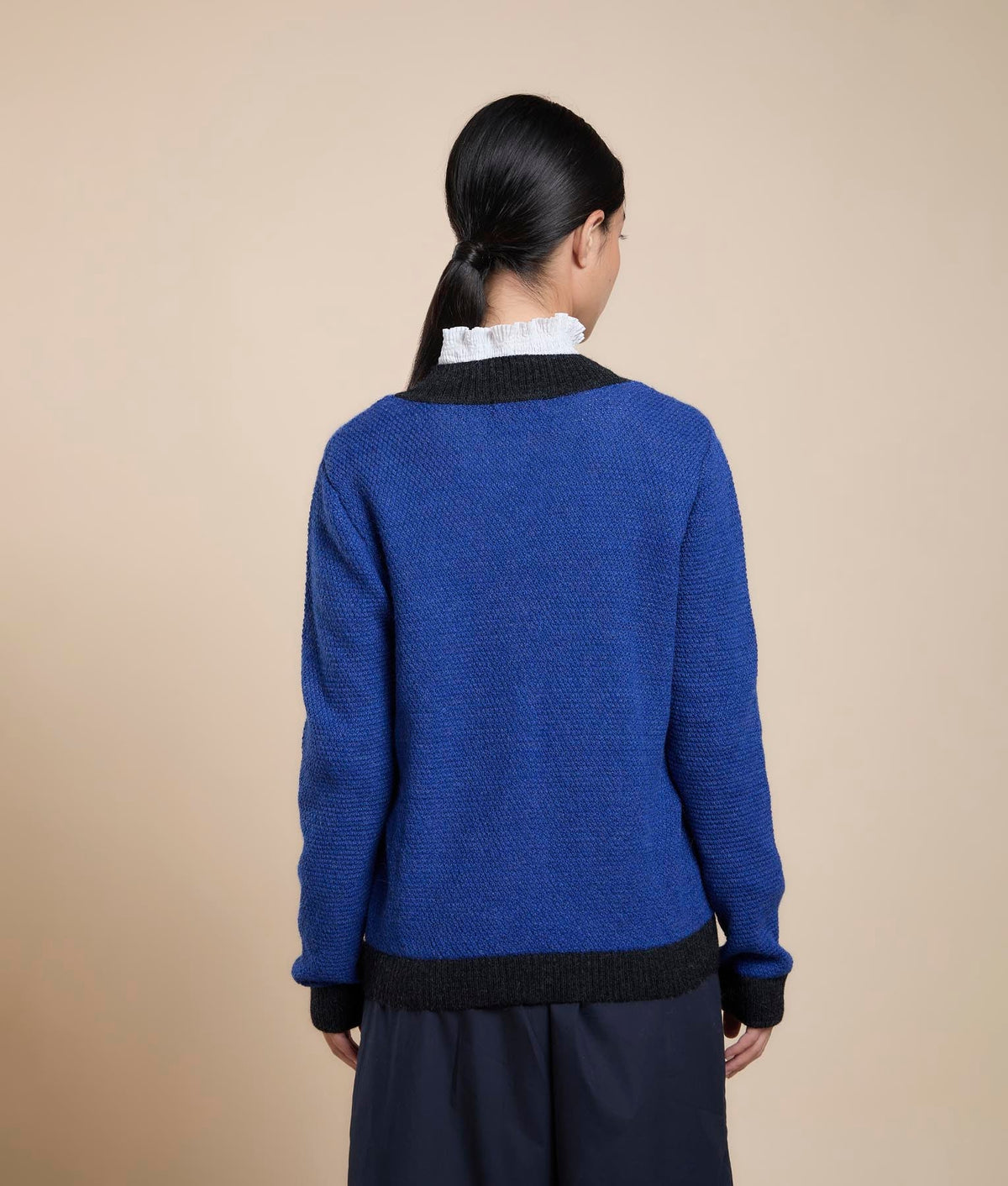 V-Neck Sand Cocos Cardigan