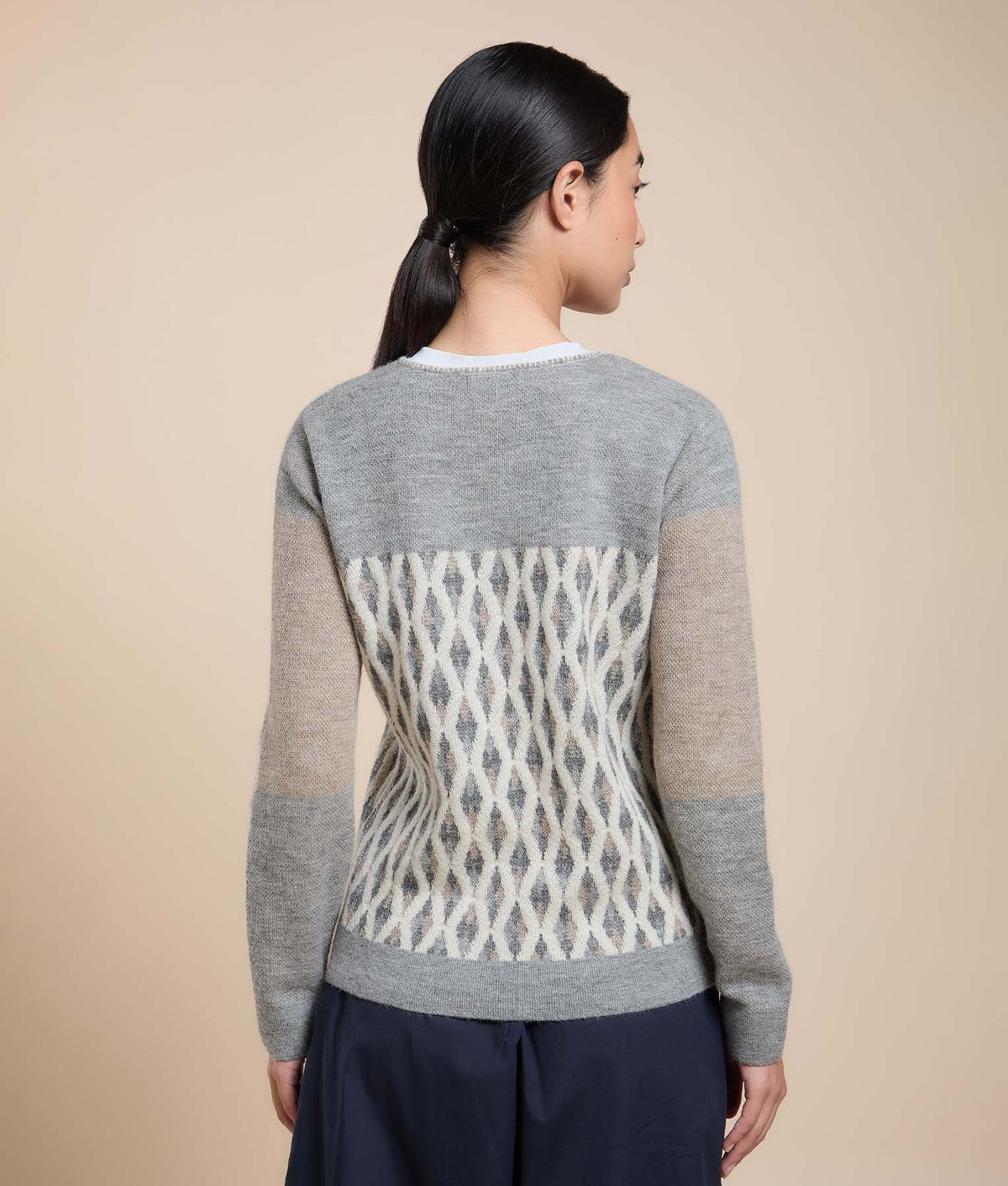 Geometric Jacquard Sweater