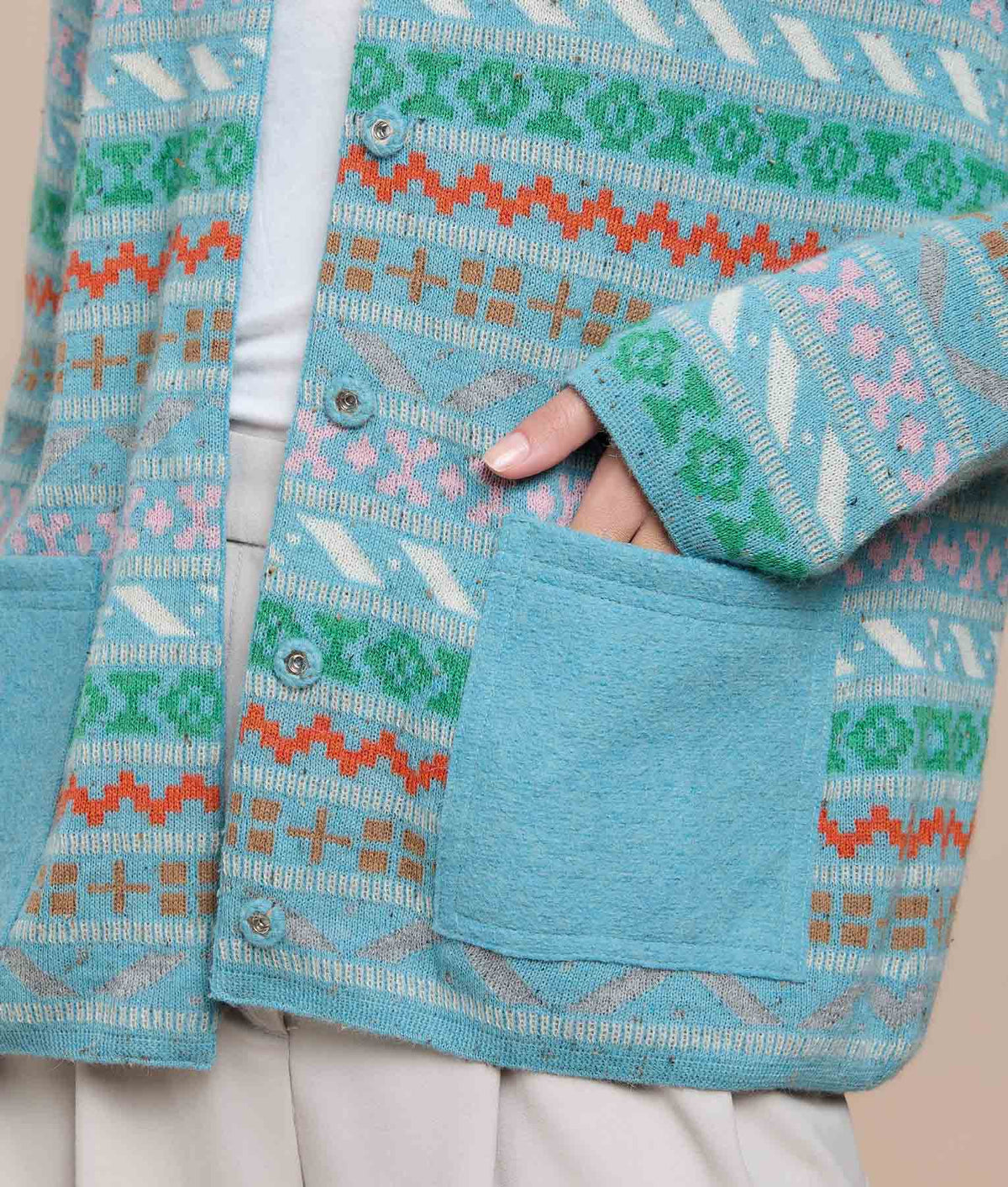 Women's 40's Cropped Cardigan