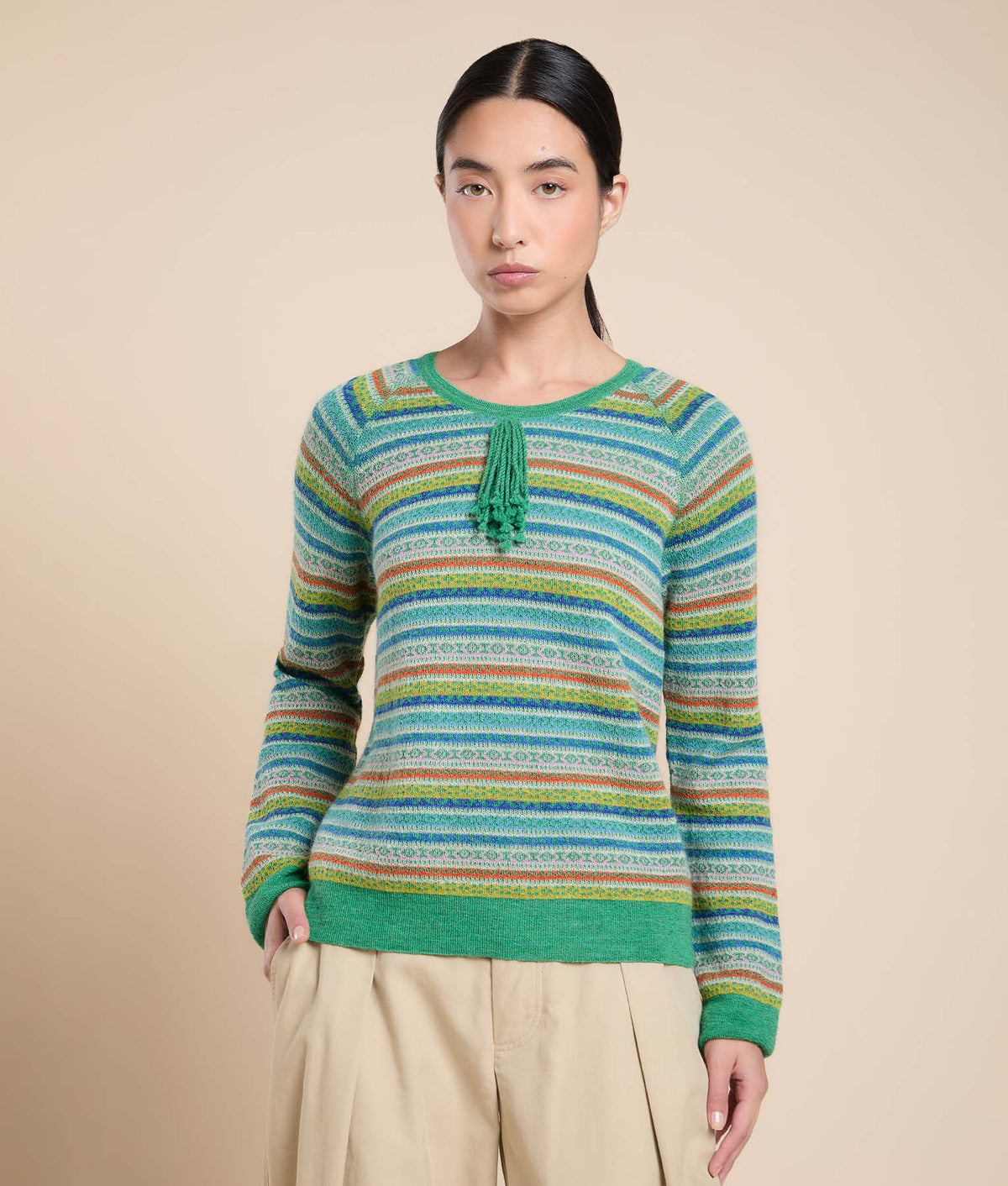 Anderoco Jacquard Sweater