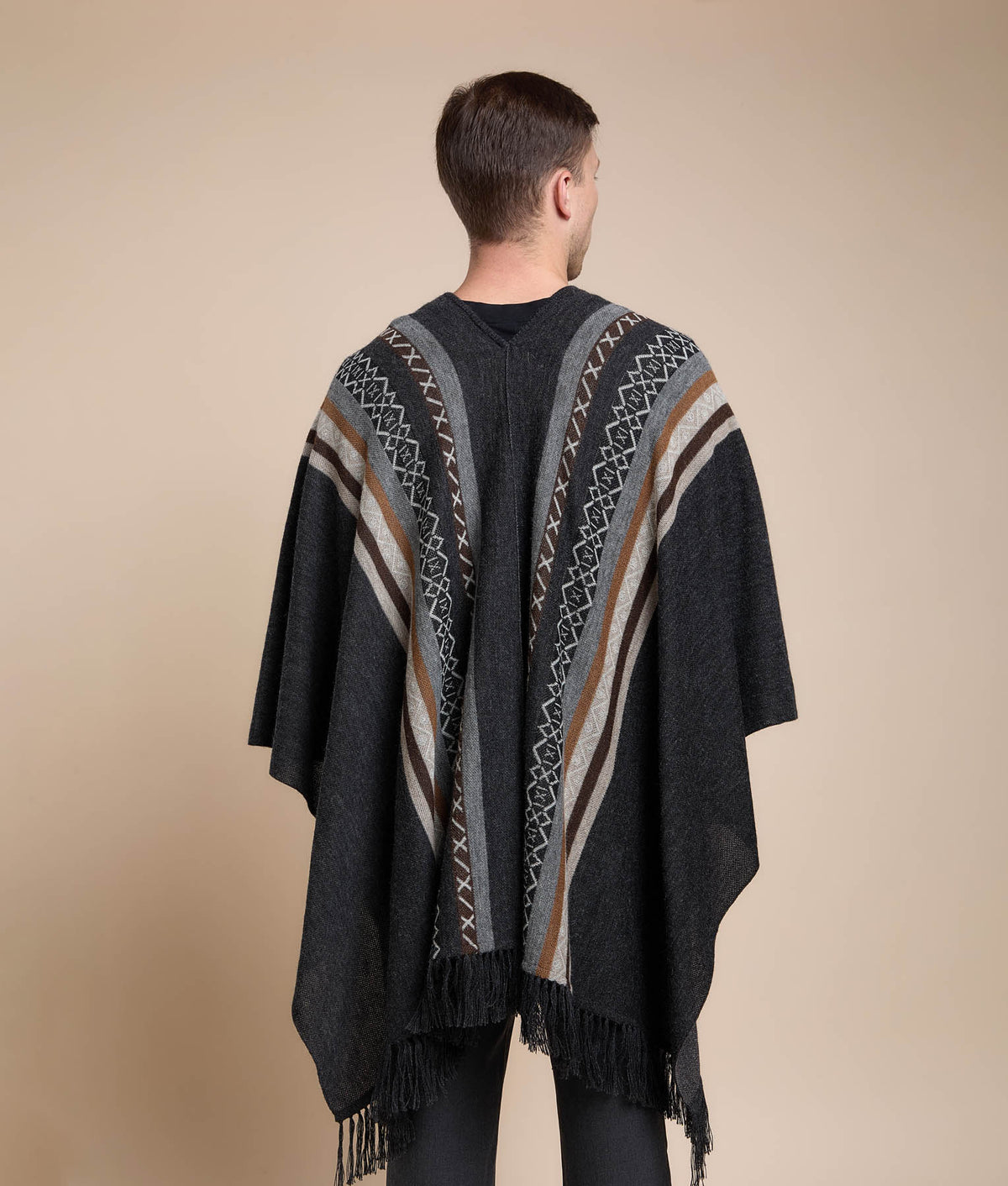 Men's Mat Design Poncho
