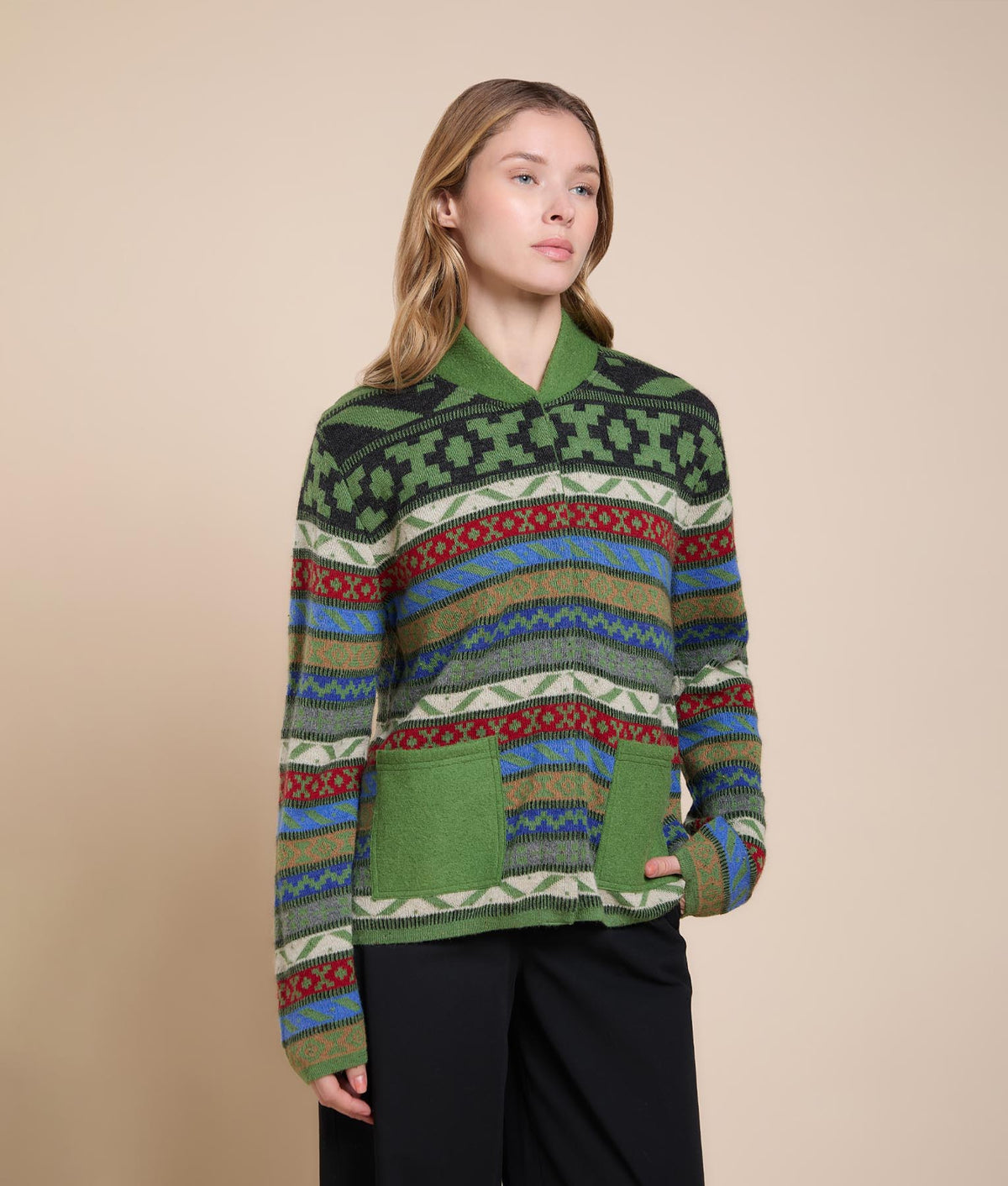 Women's 40's Cropped Cardigan