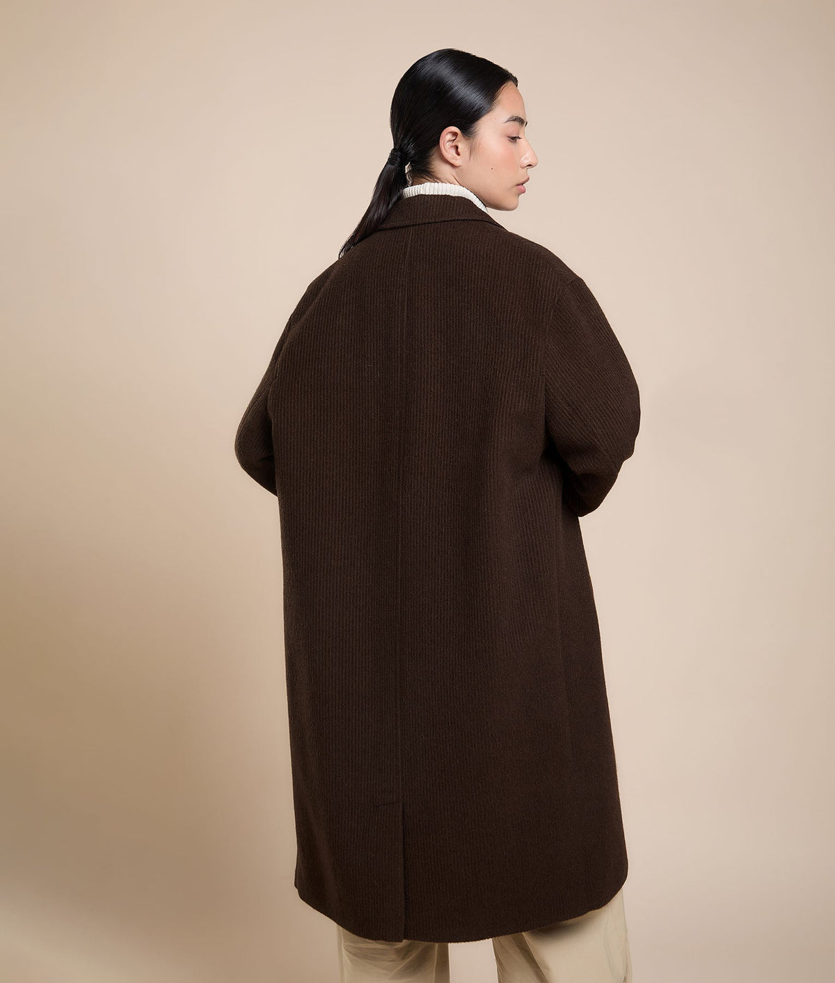 Long Double-Breasted Coat