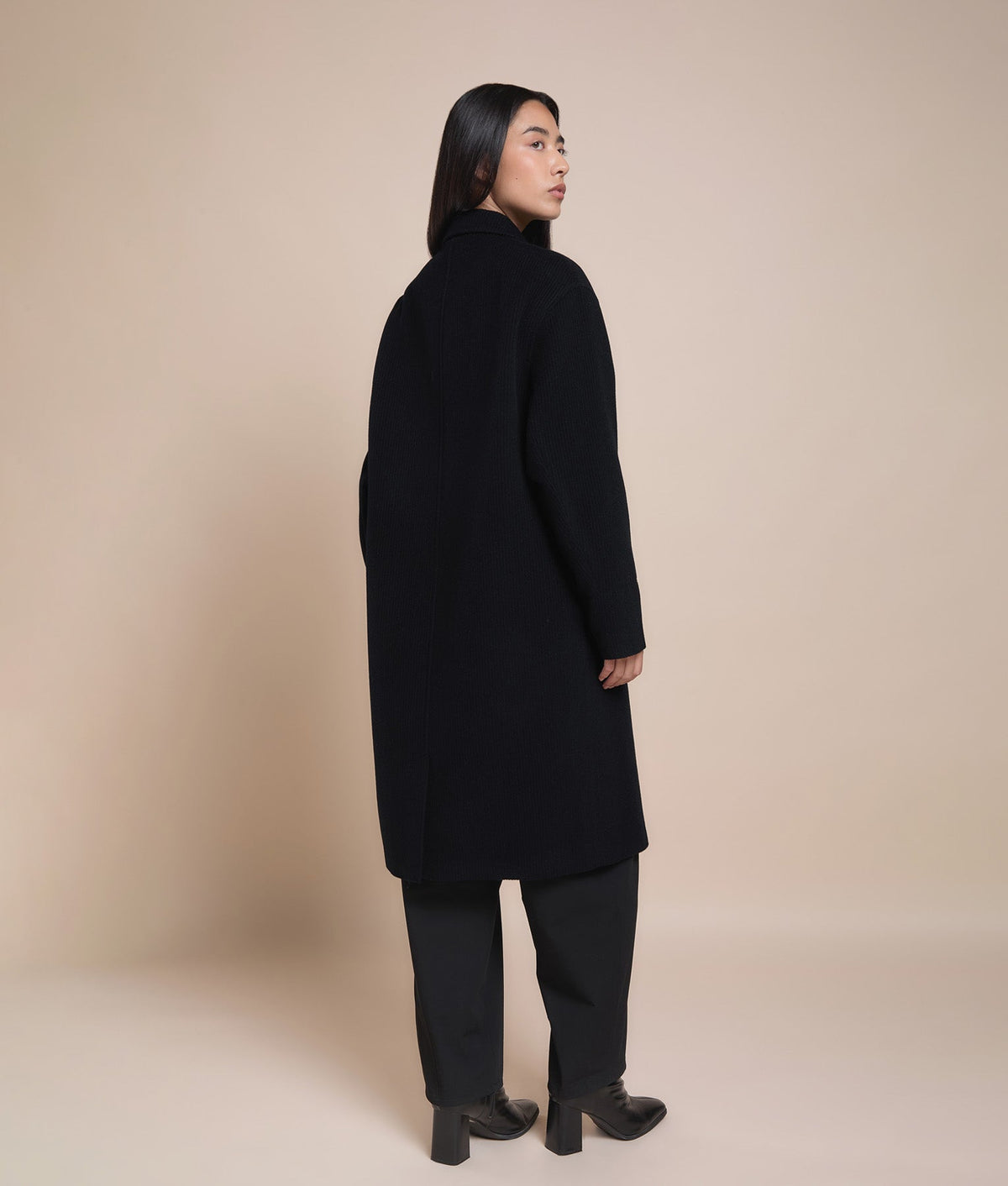 Long Double-Breasted Coat
