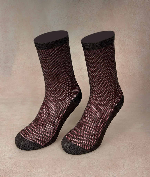 Classic Pique Women Socks — 21998w|c003 — 21998w|c003 baby alpaca by Sol Alpaca