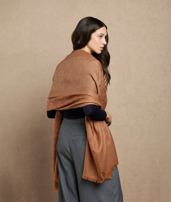 The Stream Shawl — 2461-02 | C002 — 2461-02 | c002 baby alpaca by Sol Alpaca