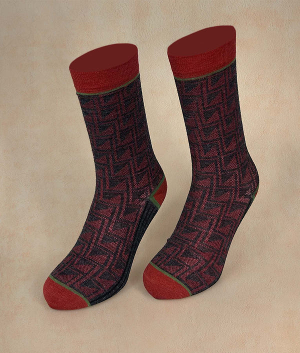 The Origion Men Socks — B1802m/M1|c001 — b1802m/m1|c001 baby alpaca by Sol Alpaca