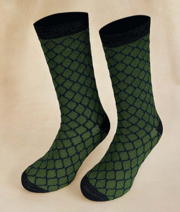 La Panal Mens Socks — B2503m/M|c002 — b2503m/m|c002 baby alpaca by Sol Alpaca
