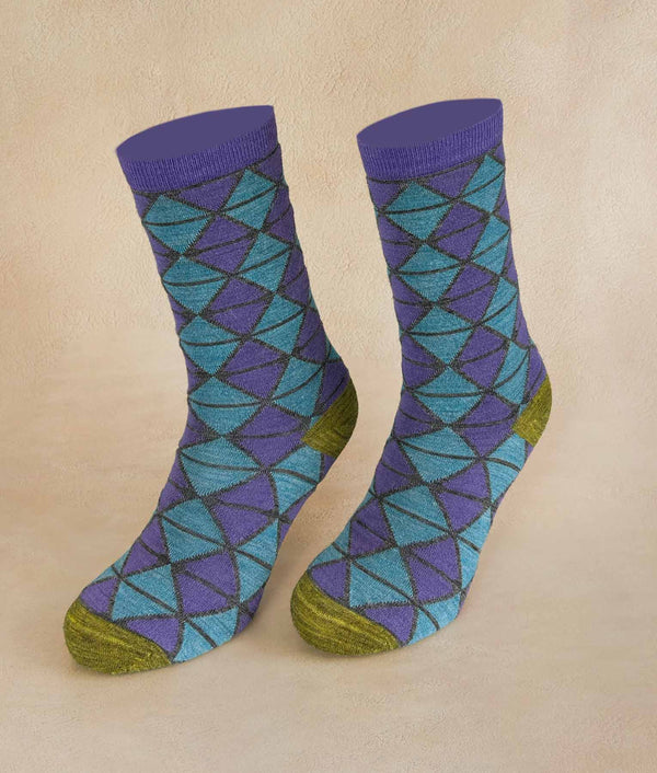 Jewels Women Socks — B2514w/M|c002 — b2514w/m|c002 baby alpaca by Sol Alpaca