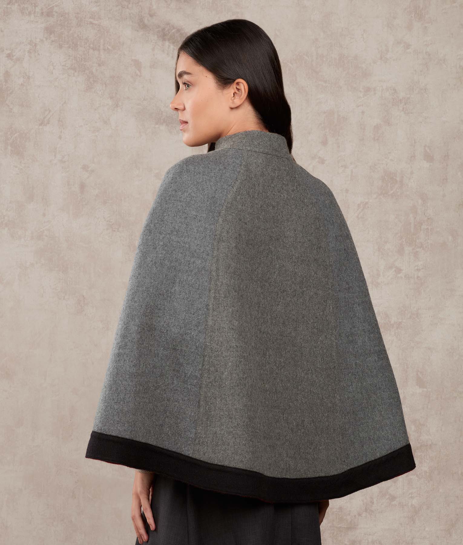 Reversible Colour Block Cape Reversible Colour Block Cape
