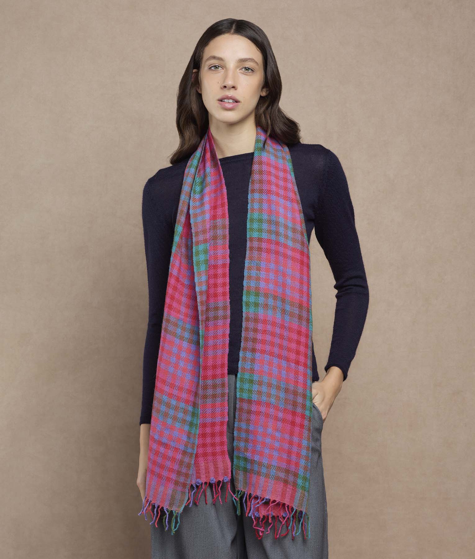 Rose Basket Weave Scarf