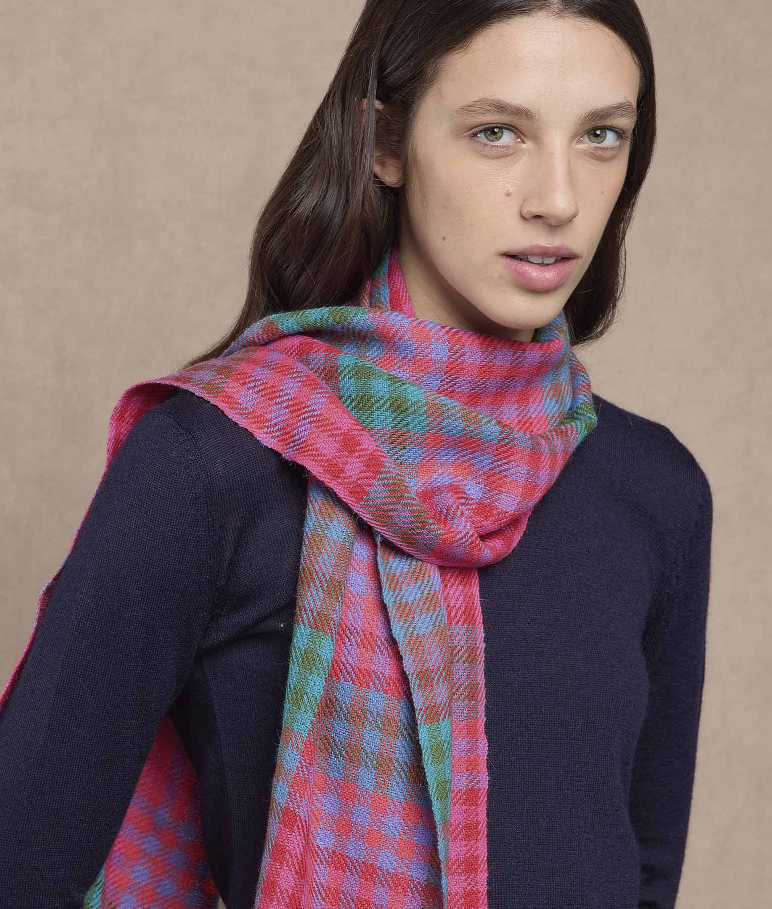 Rose Basket Weave Scarf