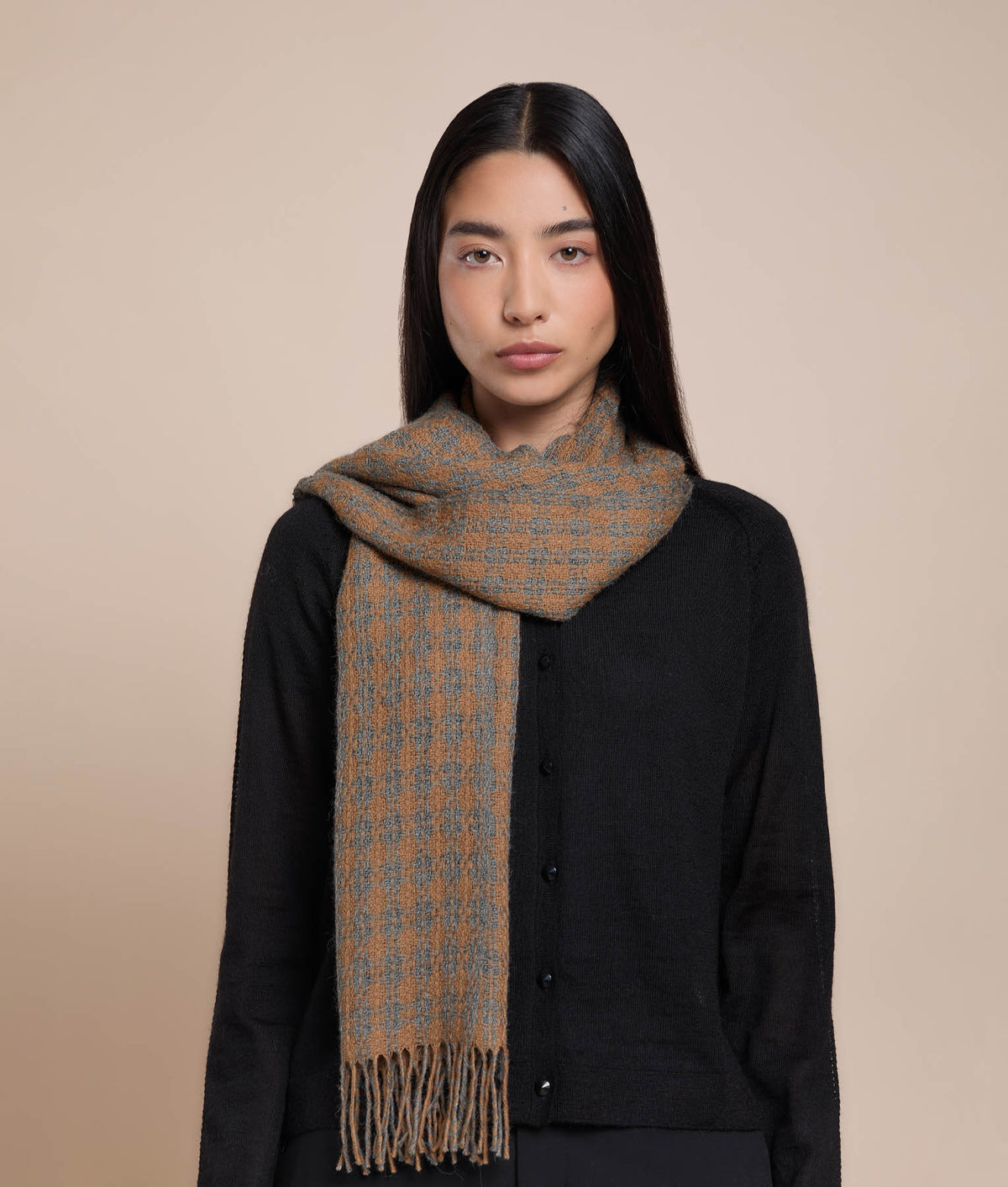 Double Multicolor Cocos Shawl