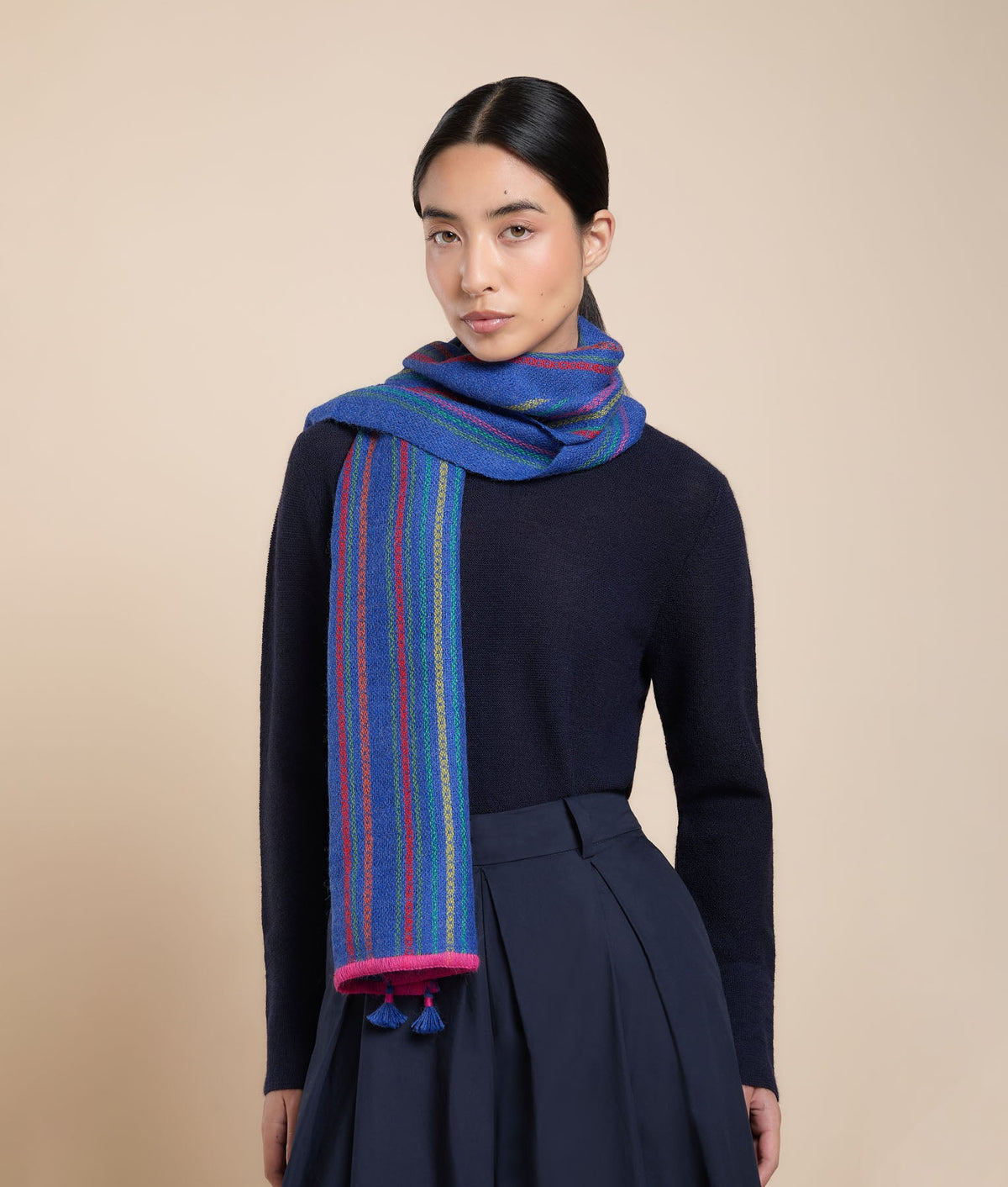 Rugby Stripe Shawl